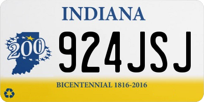 IN license plate 924JSJ