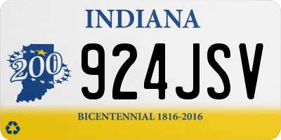 IN license plate 924JSV