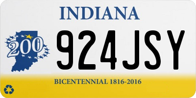 IN license plate 924JSY