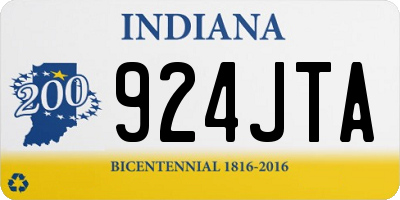 IN license plate 924JTA