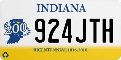 IN license plate 924JTH