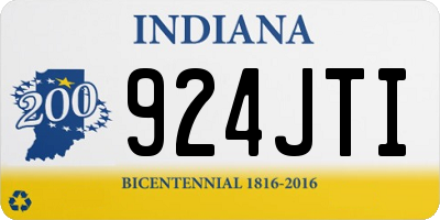 IN license plate 924JTI