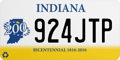 IN license plate 924JTP