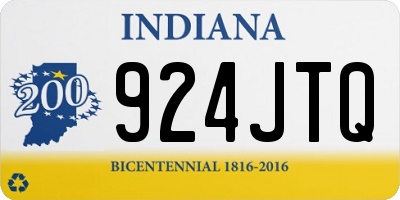 IN license plate 924JTQ