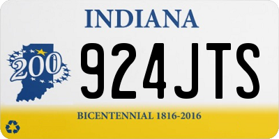 IN license plate 924JTS