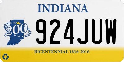 IN license plate 924JUW