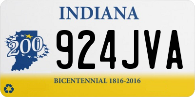 IN license plate 924JVA