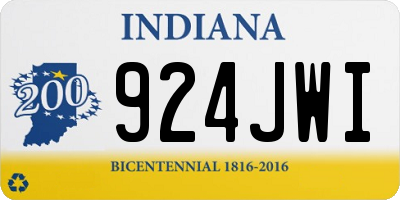 IN license plate 924JWI