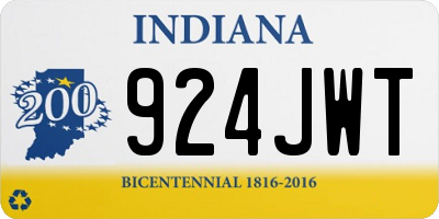 IN license plate 924JWT