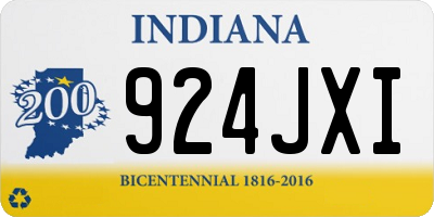 IN license plate 924JXI