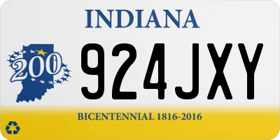 IN license plate 924JXY