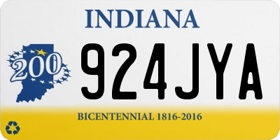 IN license plate 924JYA