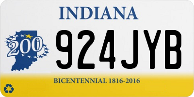 IN license plate 924JYB