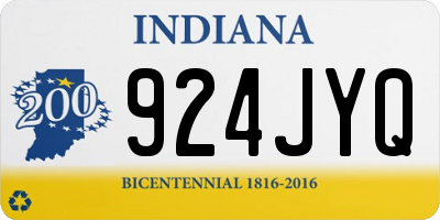 IN license plate 924JYQ