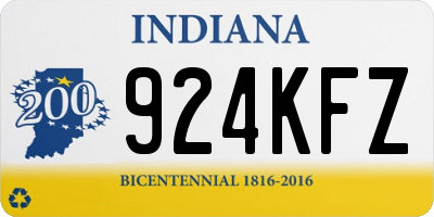 IN license plate 924KFZ
