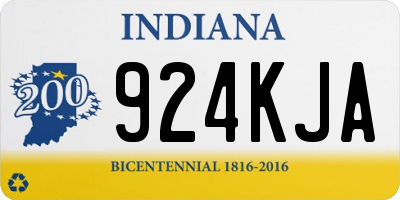 IN license plate 924KJA