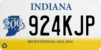 IN license plate 924KJP