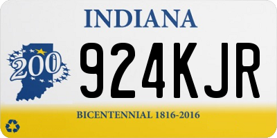 IN license plate 924KJR