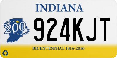 IN license plate 924KJT