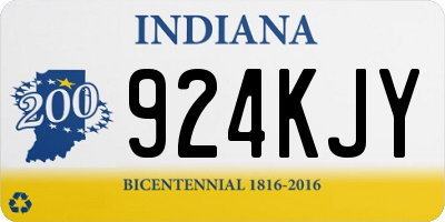 IN license plate 924KJY