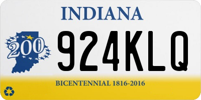 IN license plate 924KLQ