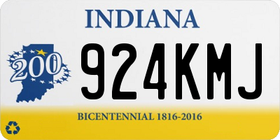 IN license plate 924KMJ