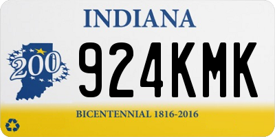 IN license plate 924KMK
