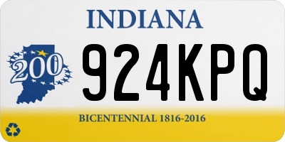 IN license plate 924KPQ