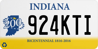 IN license plate 924KTI