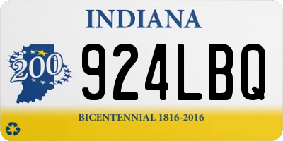 IN license plate 924LBQ