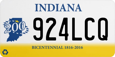 IN license plate 924LCQ