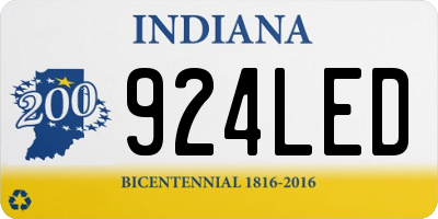 IN license plate 924LED