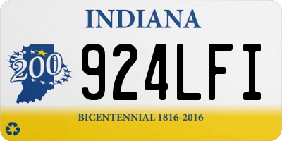 IN license plate 924LFI