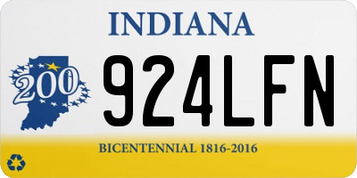 IN license plate 924LFN