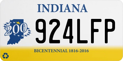 IN license plate 924LFP