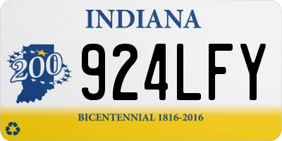 IN license plate 924LFY