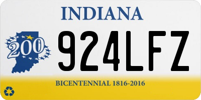 IN license plate 924LFZ