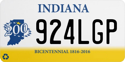 IN license plate 924LGP