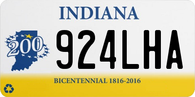 IN license plate 924LHA