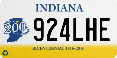 IN license plate 924LHE