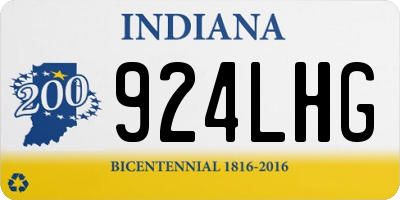 IN license plate 924LHG