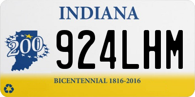 IN license plate 924LHM