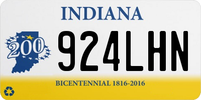 IN license plate 924LHN
