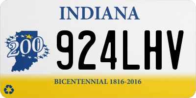 IN license plate 924LHV