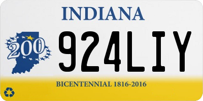 IN license plate 924LIY