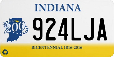 IN license plate 924LJA