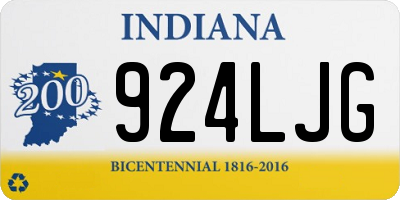 IN license plate 924LJG