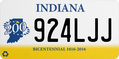 IN license plate 924LJJ