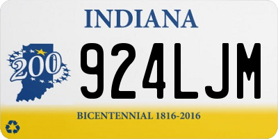 IN license plate 924LJM