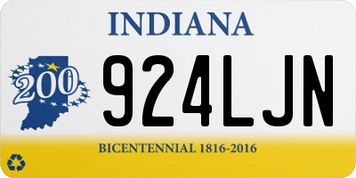 IN license plate 924LJN